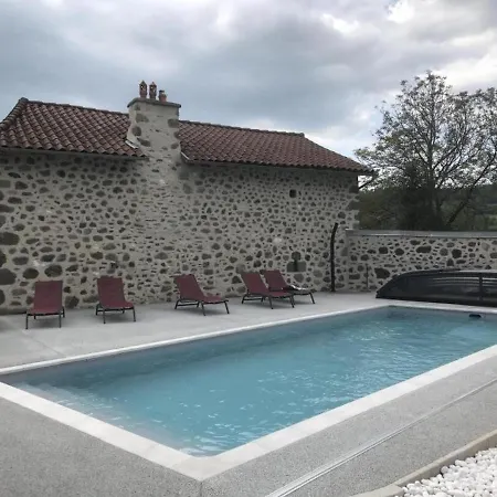 Maison De Caractere Avec Piscine Au Calme, Proche D'aurillac, Ideale Pour Vacances Et Activites En Plein Air - Fr-1-742-299 Tatil Evi Jussac